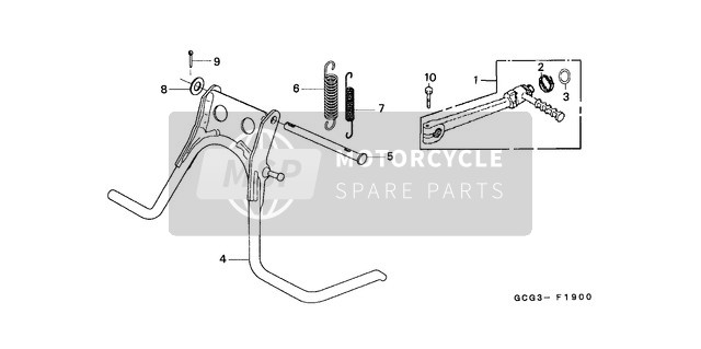 Honda SGX50 2000 Stand for a 2000 Honda SGX50